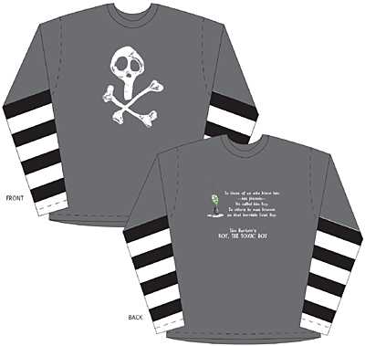 Cover for Tim Burton Tee: Skull/Toxic Boy/long sleeve (S) (12-816)