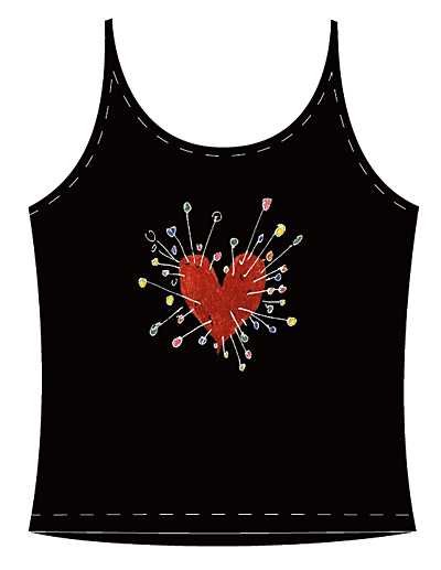 Cover for Tim Burton Tee: Voodoo Heart (XL) (12-818)