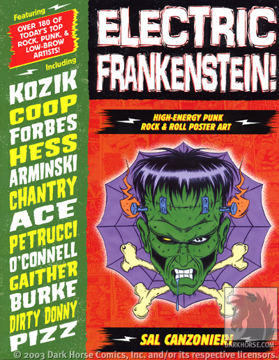 Cover for Electric Frankenstein!: High-Energy Punk Rock & Roll Poster Art TPB (12-822)