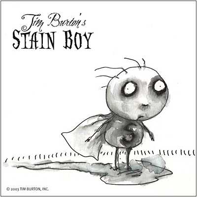 Cover for Tim Burton Sticker: Stain Boy (12-834)