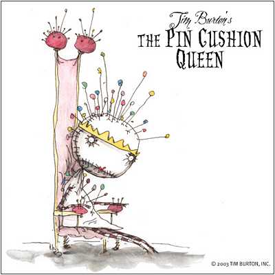 Cover for Tim Burton Sticker: Pin Cushion Queen (12-833)