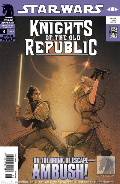 Cover for Star Wars: Knights of the Old Republic #3 (12-878)