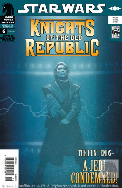 Cover for Star Wars: Knights of the Old Republic #6 (12-892)
