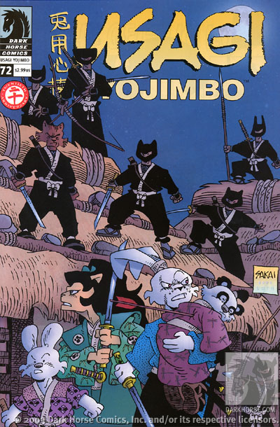 Cover for Usagi Yojimbo #72 (12-902)