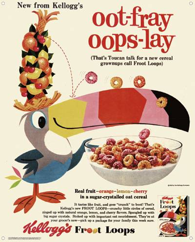 Cover for Kellogg's: Fruit Loops Tin Sign (12-957)