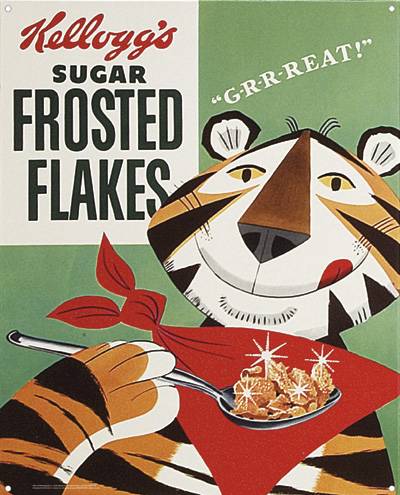 Cover for Kellogg's: Tony the Tiger® Tin Sign (12-958)