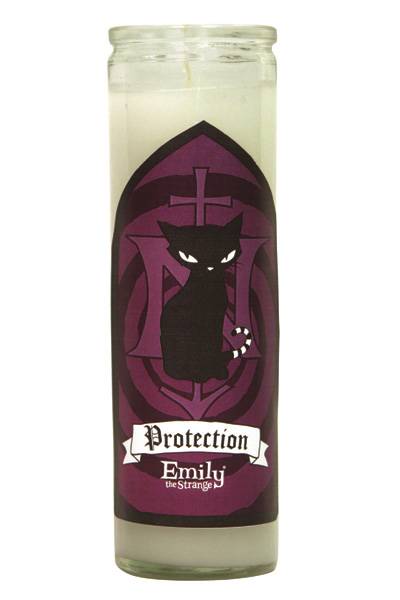 Cover for Emily the Strange Candle: Protection (white) (13-016)