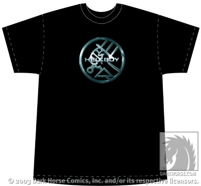 Cover for Hellboy Tee (Hellboy movie logo) (XXL) (13-170)