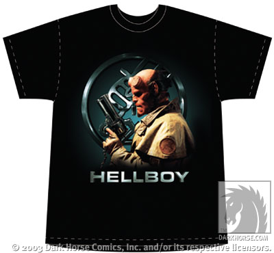 Cover for Hellboy Tee (Hellboy with gun) (XXL) (13-171)