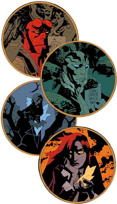 Cover for Hellboy Art Coaster Set (13-252)
