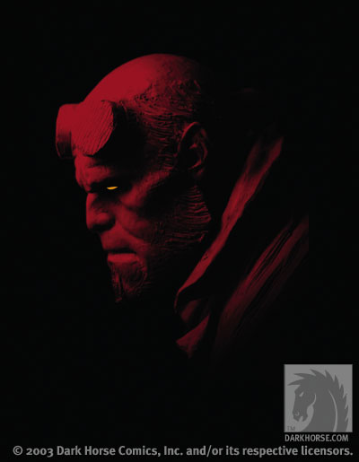 Cover for Hellboy in Profile Tin Sign (13-253)
