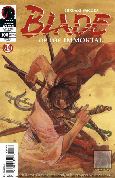 Cover for Blade of the Immortal #100: Trickster (Part 2 of 4) (13-349)