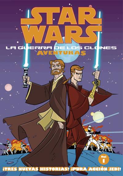 Cover for Star Wars: Clone Wars Adventures Vol. 1 TPB (Spanish edition) (13-659)