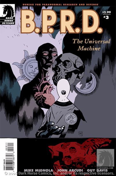 Cover for B.P.R.D.: The Universal Machine #3 (13-676)