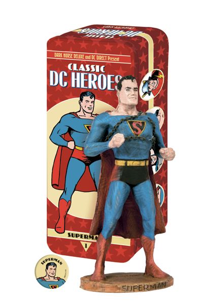 Dark Horse and DC Direct team up to create new vintage hero statuettes! 10/20/06