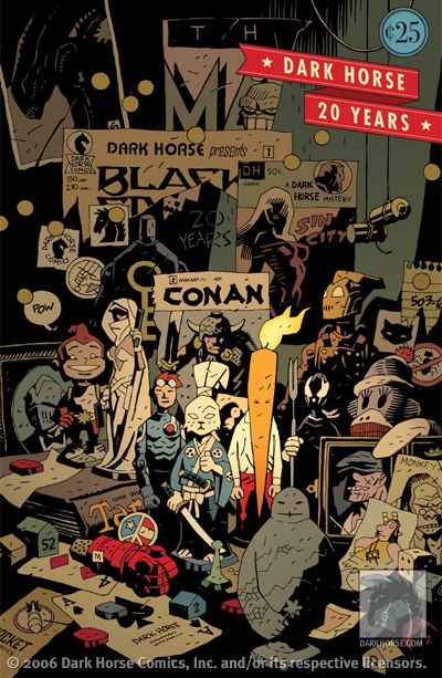 Cover for Dark Horse Twenty Years 25 Cent Issue (14-033)
