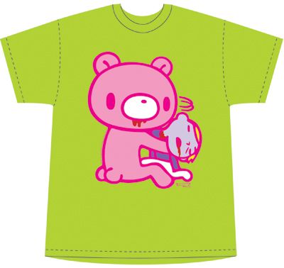 Cover for Gloomy Bear Men's T-shirt: Green (XXL) (14-174)