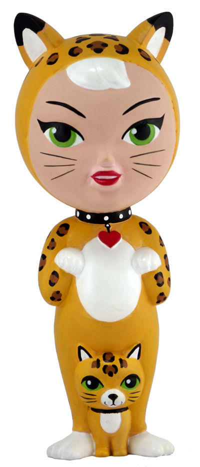 Cover for Lisa Petrucci's Kick-Ass Cuties Vinyl: Lil' Leona Leopard (14-691)