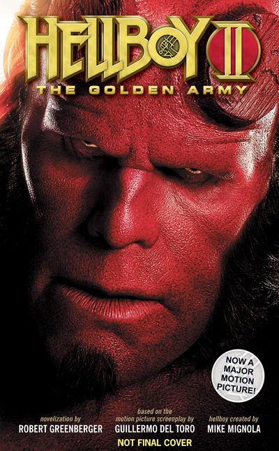 Cover for Hellboy II: The Golden Army (Novel) (15-378)