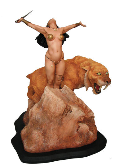 Cover for ReelArt Studios: Frazetta's Sun Goddess statue (15-772)