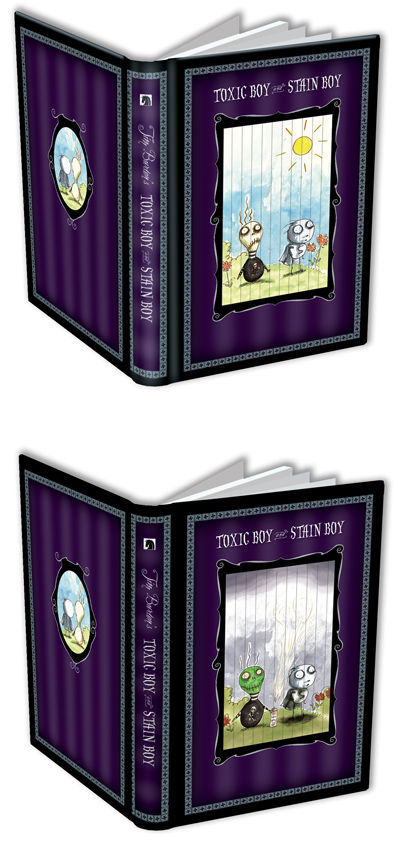 Cover for Tim Burton Toxic Boy and Stain Boy Pull-Tab Journal (15-860)