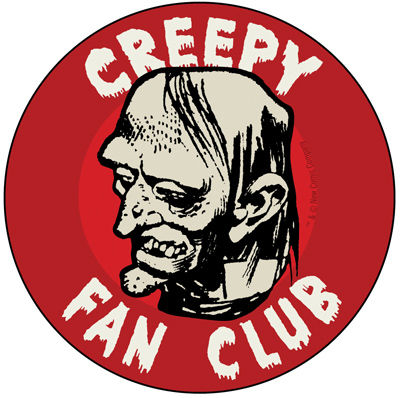 Cover for Creepy Fan Club Large Button (16-439)