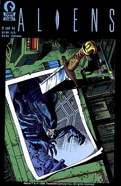 Cover for Aliens #2 (of 6) (91-019)