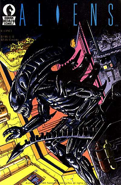 Cover for Aliens #6 (of 6) (91-023)