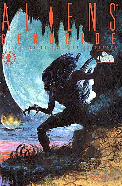 Cover for Aliens: Genocide #3 (of 4) (91-010)