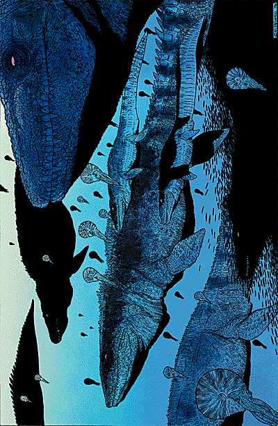 Cover for Age of Reptiles: Carnivores #2 Ltd. Ed. Lithograph (37-258)