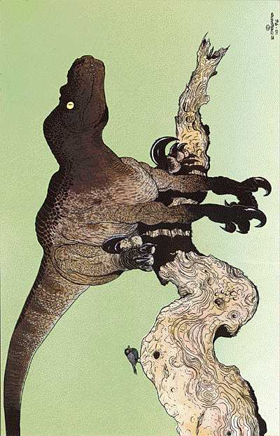 Cover for Age of Reptiles: Carnivores #3 Ltd. Ed. Lithograph (37-261)