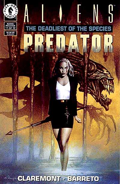 Cover for Aliens/Predator: Deadliest of the Species #11 (of 12) (92-606)