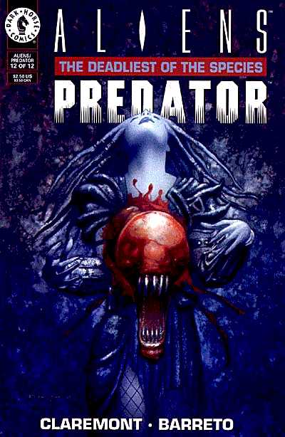 Cover for Aliens/Predator: Deadliest of the Species #12 (of 12) (92-618)