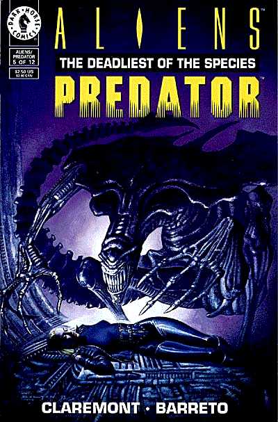 Cover for Aliens/Predator: Deadliest of the Species #5 (of 12) (92-476)
