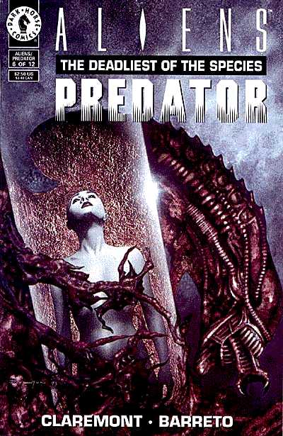 Cover for Aliens/Predator: Deadliest of the Species #6 (of 12) (92-490)