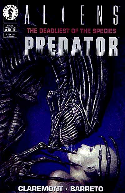 Cover for Aliens/Predator: Deadliest of the Species #8 (of 12) (92-551)