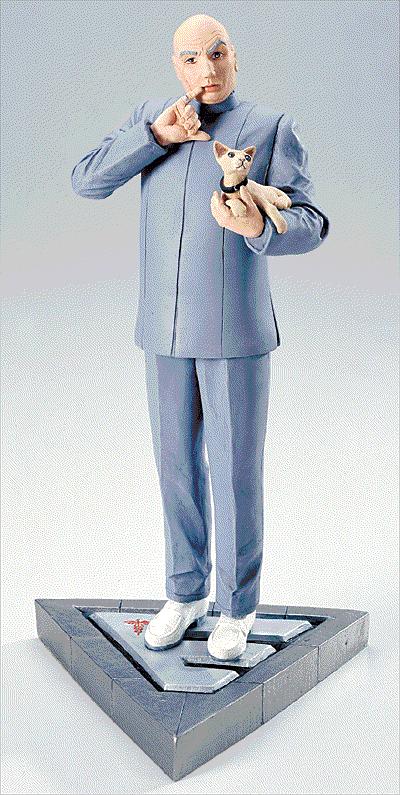 Cover for Austin Powers: Dr. Evil Diabolical Cold-Cast Statue (18-546)