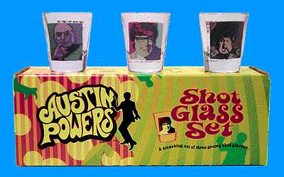 Cover for Austin Powers Psychedelic Shot-Glass Set (18-557)