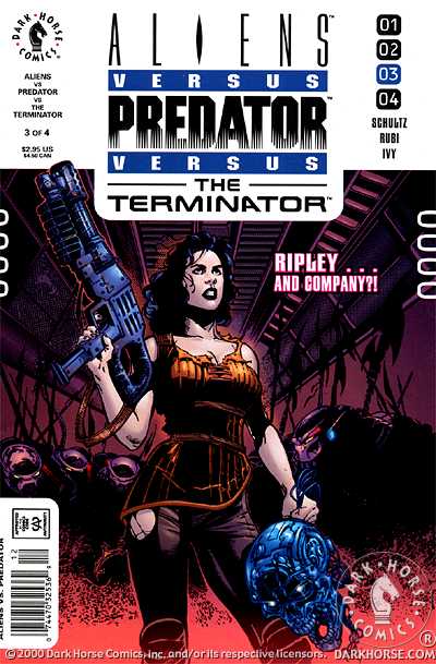 Cover for Aliens vs. Predator vs. The Terminator #3 (of 4) (99-192)