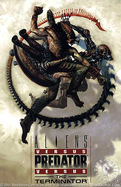 Cover for Aliens vs. Predator vs. Terminator TPB (40-290)