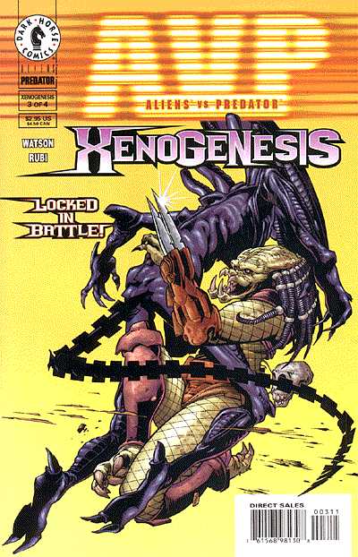 Cover for Aliens vs. Predator: Xenogenesis #3 (of 4) (98-135)