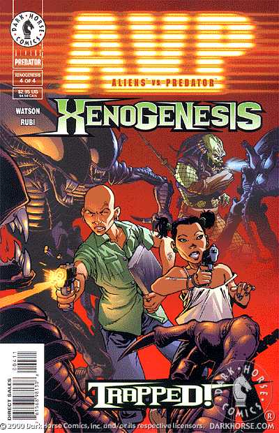 Cover for Aliens vs. Predator: Xenogenesis #4 (of 4) (98-151)