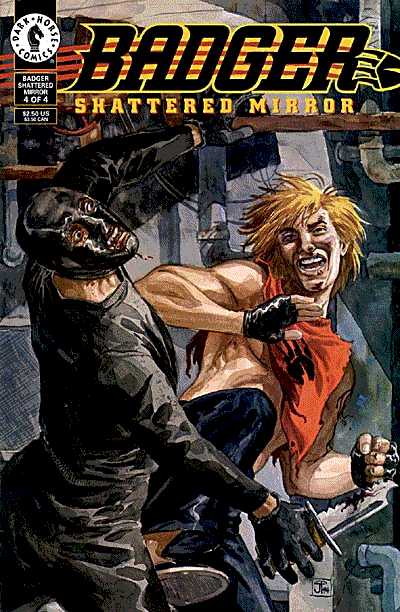 Cover for Badger: Shattered Mirror #4 (of 4) (93-465)