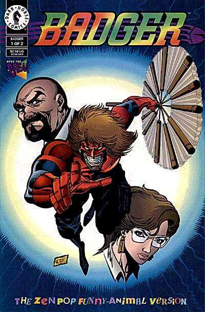 Cover for Badger: The Zen Pop Funny Animal Version #1 (of 2) (93-395)