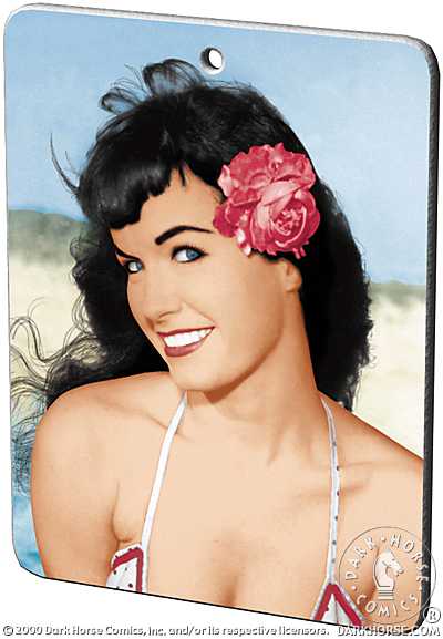 Cover for Bettie Page Air Freshener (Rose scent) (10-233)
