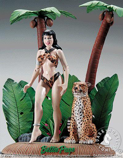 Cover for Bettie Page Action Figure - Jungle Bettie (18-377)