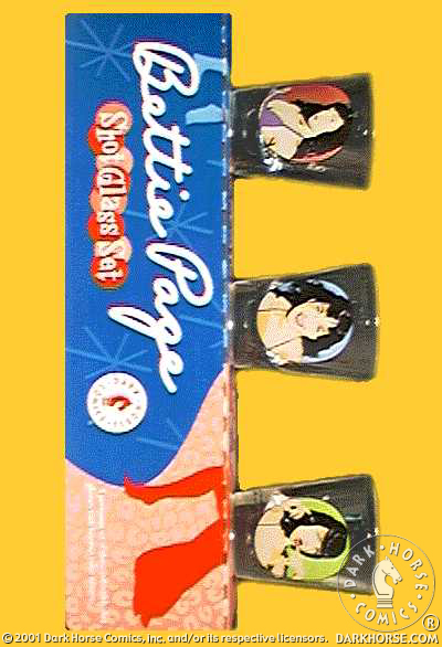Cover for Bettie Page Shot Glass Set (38-340)