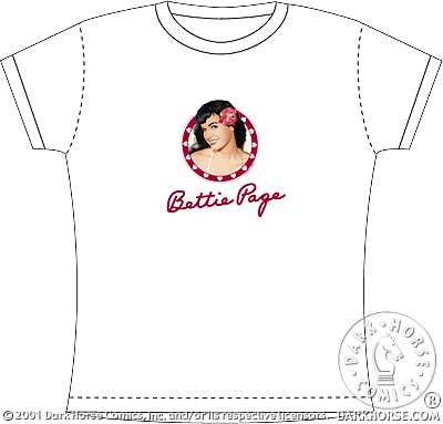 Cover for Bettie Page Babydoll (Hawaiian Bettie in heart circle) (L) (11-457)