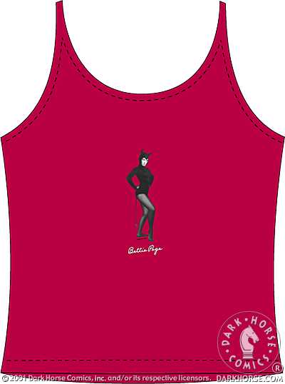 Cover for Bettie Page Spaghetti Strap Tank (Devil Bettie) (L) (11-488)