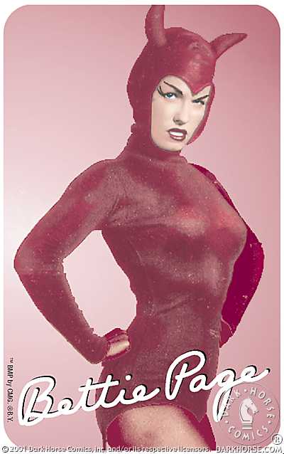Cover for Bettie Page Sticker #1 (Devil Bettie) (11-370)